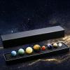 Solar System Planets Decorations - 8 planets original planetary rocks with chakra healing and office desk decoration, natural gemstone healing crystal balls, celestial body creative view 1