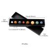 Solar System Planets Decorations - 8 planets original planetary rocks with chakra healing and office desk decoration, natural gemstone healing crystal balls, celestial body creative view 4