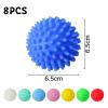 Tumble Dryer Balls For Laundry UK - 8pcs Drying Balls for Tumble Dryer Reusable Laundry Balls Washing Balls for Washing Machine Anti Static Tennis Balls for Washing Down Jacket view 3