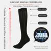Valcatch Zipper Compression Socks for Women Men 20-30 mmHg Support Hose Stockings Calf Knee High Running Walking(2/3/5Pairs) view 4