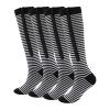 Valcatch Zipper Compression Socks for Women Men 20-30 mmHg Support Hose Stockings Calf Knee High Running Walking(2/3/5Pairs) view 1