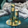 Stoneglow Luna Collection - Fougere & Vetiver 120ml Scented Reed Diffuser of Fougere, Vetiver, Cedarwood, Patchouli and citrus tones, gift for Birthday, Aanniversary - Green & Gold view 4