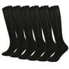 Valcatch Zipper Compression Socks for Women Men 20-30 mmHg Support Hose Stockings Calf Knee High Running Walking(2/3/5Pairs) view 1