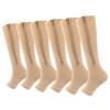 Valcatch Zipper Compression Socks for Women Men 20-30 mmHg Support Hose Stockings Calf Knee High Running Walking(2/3/5Pairs) view 1
