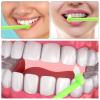 Ouligay 2 Pieces Tufted Toothbrush - Single Tuft, End-tuft, Tapered, Orthodontic Braces, Compact Interdental Interspace Toothbrush for Detail Cleaning view 2