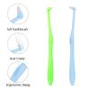 Ouligay 2 Pieces Tufted Toothbrush - Single Tuft, End-tuft, Tapered, Orthodontic Braces, Compact Interdental Interspace Toothbrush for Detail Cleaning view 3