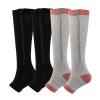 Valcatch Zipper Compression Socks for Women Men 20-30 mmHg Support Hose Stockings Calf Knee High Running Walking(2/3/5Pairs) view 1