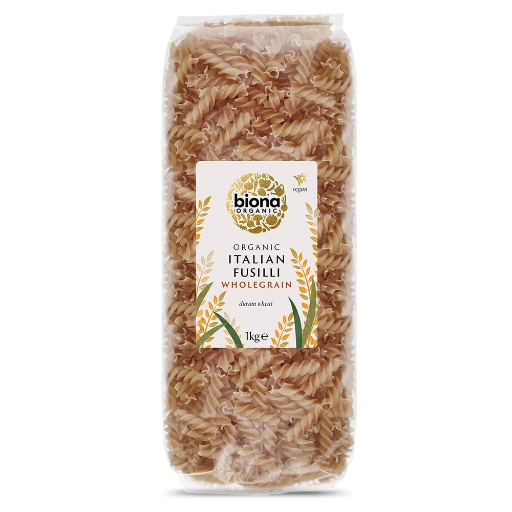 Biona Organic Wholegrain Fusilli, 1kg