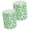 Alipis 4 Rolls Clover Printed Pattern Toilet Paper Roll Bathroom Tissue Paper for Home Office Toilet Supplies view 2