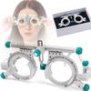JIADUOFU Adjustable optical trial lens frame, 48-80mm titanium optic trial eye optometry lens frame, universal eye optometry optician for glasses shops, can be inserted 5 lenses view 1