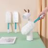 Flash Dust Magnet Refill Flash Duster Flash Dust Magnet Refills Only Dispos Duster Heads Microfiber Hand Fluffy Duster Refills for Blinds PC Keyboard Office Desk Dresser Car Dashboard view 3