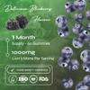 Known 1000mg Lions Mane Mushroom Gummies  Blueberry Flavour  Chewable Vegan Nootropic Gummy Supplement  1 Month Supply  for Men & Women view 3