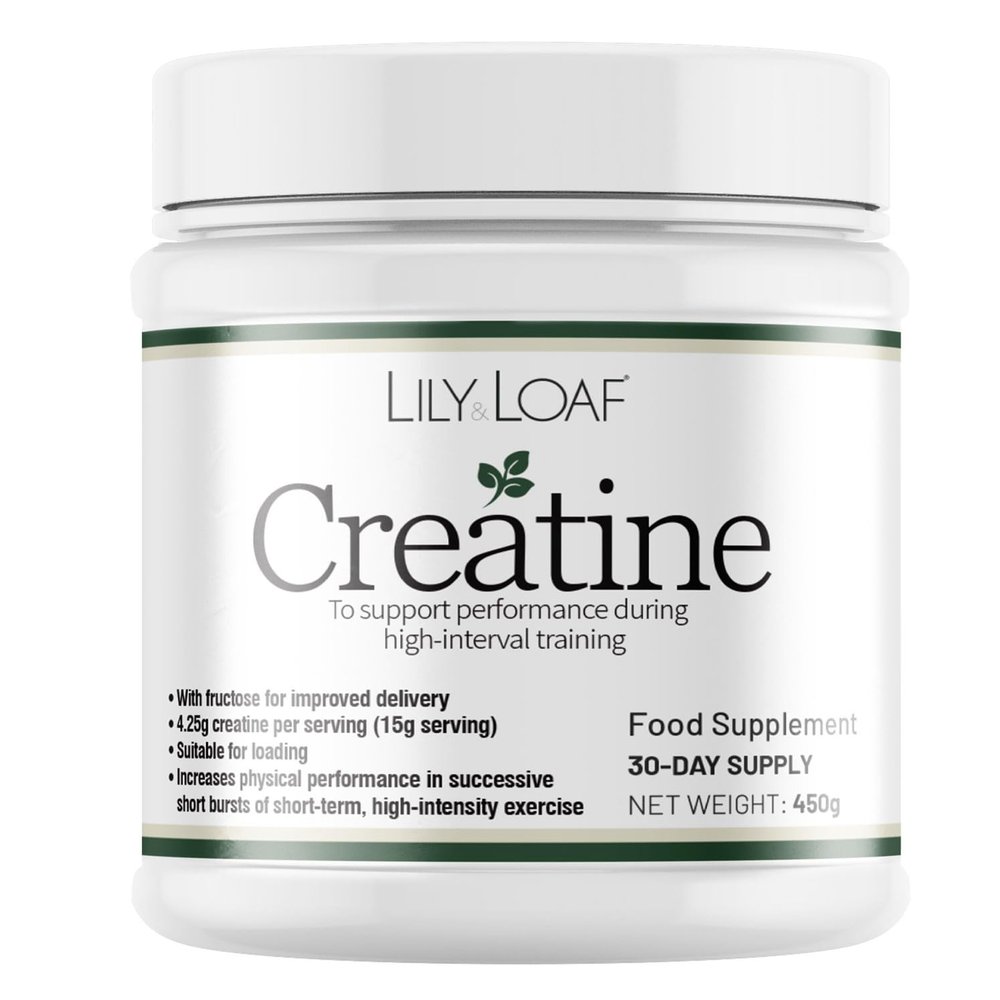 Lily & Loaf Creatine | 30 Day Supply | 4.25g of creatine per Serving | Suitable for Vegans