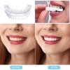 False Teeth Dentures Teeth for Upper and Lower, Nature and Comfortable Snap on Veneers Fake Teeth Veneers Temporary Cosmetic Teeth Veneers Protect Your Teeth and Regain Confident Smile view 4