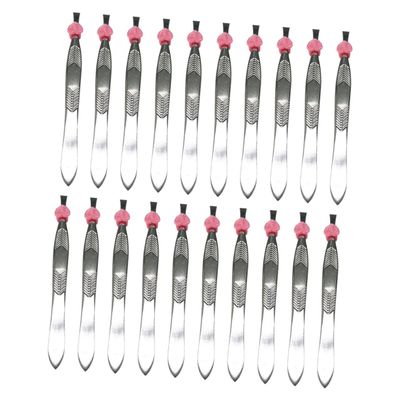 24pcs Professional Precision Makeup Gadgets Womens Eyelash Tool Straight Eyebrow Clip Stainless Steel Miss Cosmetic Bulk