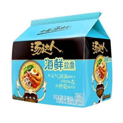 Infinitely Great Home Decor Center 5PCS/Pack Tangdaren Chinese Food Snack Instant Noodles 