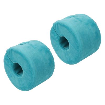 2pcs Foot Elevation Pillow Elevating Leg Rest Ankle Protector Foot Leg Support Pillow Broken Ankle Donut Foam Foot Elevator Cushion Heel Pillows Protection Leg Wedge Pillows