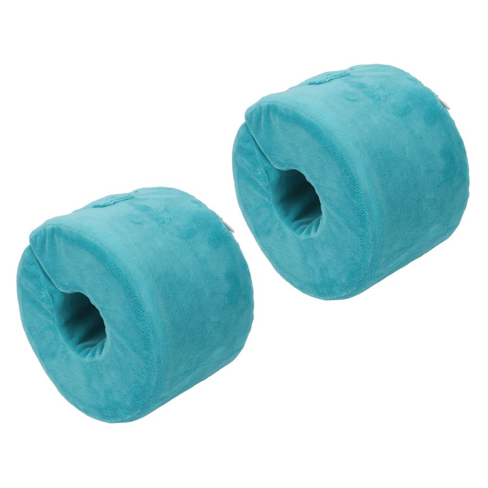 2pcs Foot Elevation Pillow Elevating Leg Rest Ankle Protector Foot Leg Support Pillow Broken Ankle Donut Foam Foot Elevator Cushion Heel Pillows Protection Leg Wedge Pillows