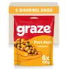Graze - Peri Peri Snacks - Healthy Alternative for Crisps, Mixed Nuts & Pretzels - Ideal if you Love Corn, Broad beans and Corn hoops mixed Savoury Vegan Snacks (6x100g pack) view 1