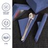 100-4-Fold 2-ply 33 x 33cm Luncheon Napkins for Parties and Event (Dark Blue) view 2