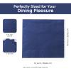 100-4-Fold 2-ply 33 x 33cm Luncheon Napkins for Parties and Event (Dark Blue) view 3