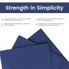 100-4-Fold 2-ply 33 x 33cm Luncheon Napkins for Parties and Event (Dark Blue) view 4