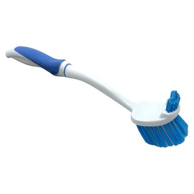 Rocky Mountain Goods Dish Brush - Brush for Washing Dishes and Scrubbing Pots, Pans, and Sink - Medium Bristles for Dishes, Stiff Bristles for Serious Scrubbing - Ergonomic and Comfortable