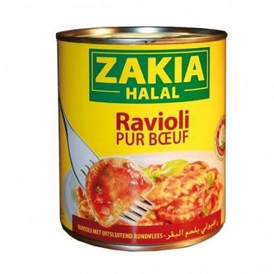 Halal Ravioli Pure Beef 800g | Zakia | (Pack of 4) | Best Deal