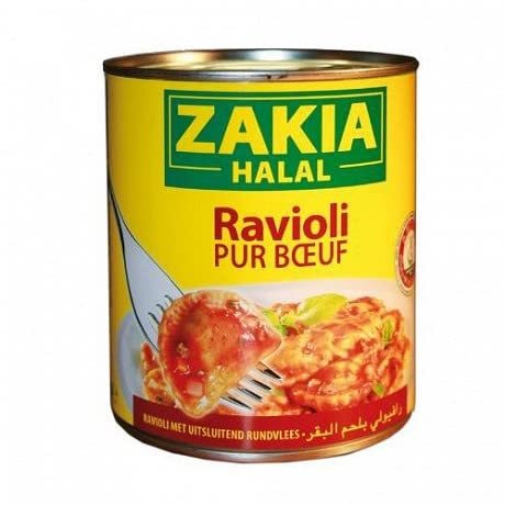 Halal Ravioli Pure Beef 800g | Zakia | (Pack of 4) | Best Deal