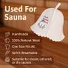 ASKOLD Wool Sauna Banya Hat for Men and Women Finnish Sauna Cap for Women and Men Felt Sauna Hat to Protect Hair White view 2