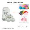 Dryer Balls Laundry Reusable, XL Wool Dryer Balls Cute Cat Face 6 Pack, Fabric Softener Ball, Extra Large Dryer Balls with Cat Pattern, Shorten Drying Time, Organic Wool - Dry 1000+ Loads view 3