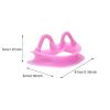 Angzhili 3 Pcs Silicone Mouth Opener, Dental Cheek Retractor for Teeth Whitening,Reusable Intraoral Lip Retractor (Pink) view 2