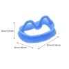Angzhili 3 Pcs Silicone Mouth Opener, Dental Cheek Retractor for Teeth Whitening,Reusable Intraoral Lip Retractor (Blue) view 3