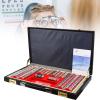CGLYYDS 266pcs Optometry Box Trial Lens Case Set, Metal Rim Aluminum Case Trial Frame Metal Rim Ophthalmic lenses,Optometry Optical Instrument for vision screening view 1