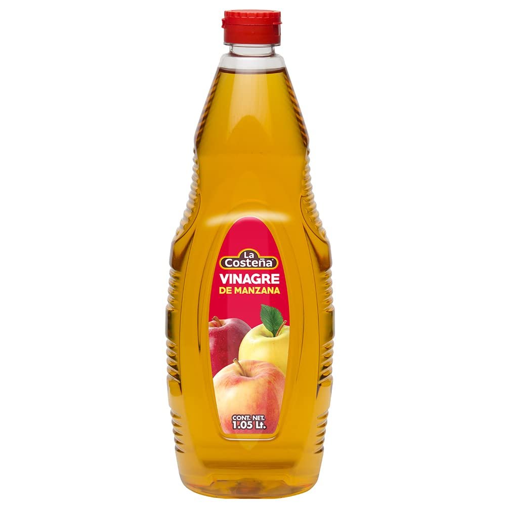 La Costena Vinagre de Manzana 12 x 1050ml Case/Mexican Apple Cider Vinegar (Pack of 12)