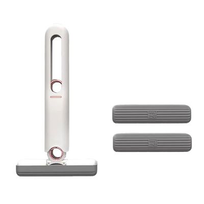 GALER Portable Squeeze Mop, Mini Lazy Hand Wash-Free Cleaning Mop Strong Absorbent Desk Cleaner Glass Sponge Household Tools for Bathroom Kitchens Tableware Desktop (+2PCS Head) (GALERSM04111)