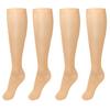 2 Pair Plus Size Compression Socks for Women Men Flight Socks Knee High Support Compression Socks Wide Calf Medical Compression Stocking Plus Size Running Socks (4XL, WQH144-6) view 1