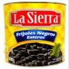 La Sierra Whole Black Beans 6 x 3kg / Mexican Frijoles Canned Whole Black Beans, Wholesale Food Pack view 1