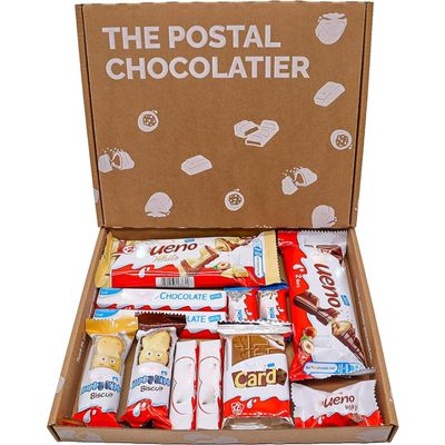 Chocolate Gift Box Hamper, Letter Box Friendly, Perfect for Presents, Surprises and Special Occasions, Bueno, Happy Hippo, Cards, Bueno Mini