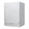 Washing Machine Cover Portable Waterproof Dustproof Sunscreen for Fully Automatic Washer Silvering Oxford Cloth Piping Zipper L view 1