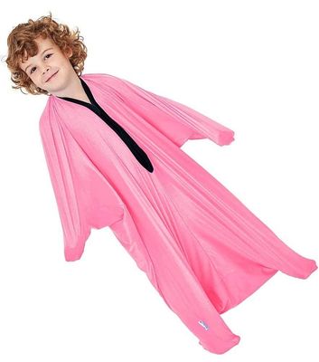 GADULU Sensory Body Sock Fun Dynamic Movement Socks Body Awareness Socks Safe, Breathable, Comforting For Kids Deep Pressure Sensory Toys For Kids (Color : Pink, Size : XL/X-Large-74 * 165cm)