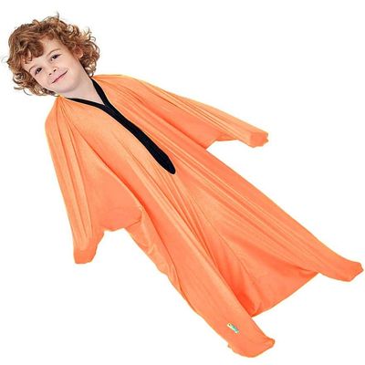 GADULU Sensory Body Sock Fun Dynamic Movement Socks Body Awareness Socks Safe, Breathable, Comforting For Kids Deep Pressure Sensory Toys For Kids (Color : Orange, Size : XL/X-Large-74 * 165cm)