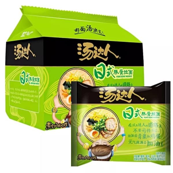 Infinitely Great Home Decor Center 5PCS/Pack Tangdaren Chinese Food Snack Instant Noodles 