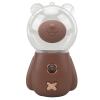 LEYT Nano Mist Sprayer, DC5V USB Interface 3 Minute Timing Cute Design Handheld Facial Mister for Home (Brown) view 2