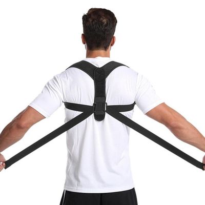 ZLCO 1 Piece Of Sports Posture Corrector, Adjustable Upper Strap For Clavicle To Support Back And Shoulder Movement Safety-b_cn Back Brace Shoulder Support Back Support Belt For Men (B CN) Present