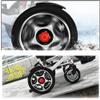 12 Inch Rear Wheel, Electric Wheelchair Replacement Wheel Accessories, Model 12 1/2x2 1/4, Non-Pneumatic Solid Tires, Bearing 4.5cm (1 3/4inch), 1 Pair view 3