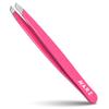 NARZ 1Pcs Professional Tweezer for Facial Hair Women & Men Stainless Steel Precision Tweezers for Ingrown Hair Tweezers for Men & Women (Shiny Pink) view 1