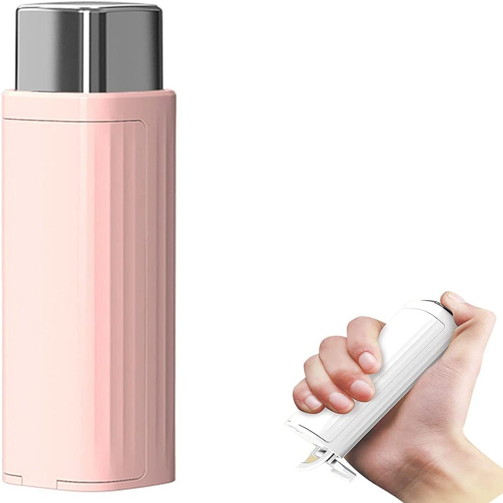 2023 New Travel Floss Case Automatic Portable Floss Dispenser,Refillable Dental Floss Box Picks Flossers for Dinners, Dating, Travel and Hotels,Cleaning Teeth and Oral Care Tool (Pink)
