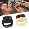 4pcs Knuckle Brush Beard for Men, Sweep Beard Brush for Broken Hair Dirty Removal, Mustache Styling Brush Soft with Soft Bristles and Round Handle, Fast Lather Salon Cleansing Foam Brush view 4
