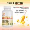 Royal Swag 1250mg of Omega 3 Fish Oil Capsules - High Potency, Molecularly Distilled, Burpless Softgels with EPA and DHA for Immune Support, Joint, Vision, and Heart Health - 60 Count. view 2